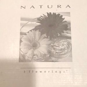 Floating Ikebana Natura. 3 flower rings